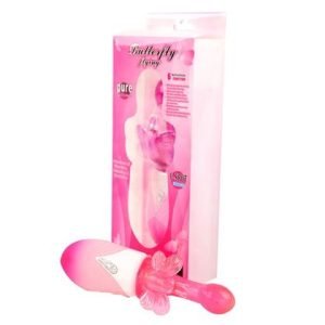 Butterfly Clitoris 6 Function Rotation Rabbit Vibrator